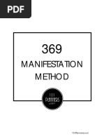 369 Manifestation Method Guide | PDF | Feeling | Love