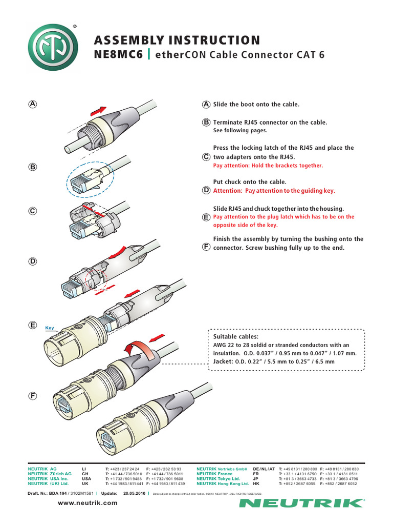 RJ45 Aes50 | PDF | Electrical Connector | Electricity
