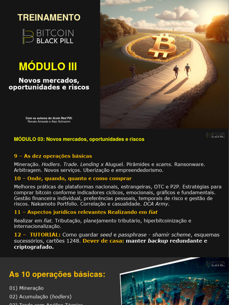03-Módulo III-Black Pill | PDF | Bitcoin | Avaliação de risco