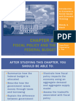 Fiscal Policy and The Federal Budget