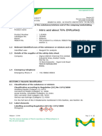 Safety Data Sheet: Nitric Acid About 70% EMPLURA®