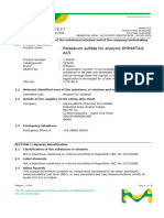 Safety Data Sheet: Potassium Sulfate For Analysis EMPARTA® ACS