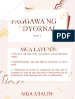 2nd Grading - Paggawa NG Dyornal