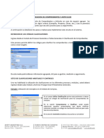 General - Clasificacion de Comprobantes y Articulos