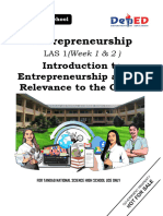 Entrepreneurship - Las 1 (Week 1 - 2)