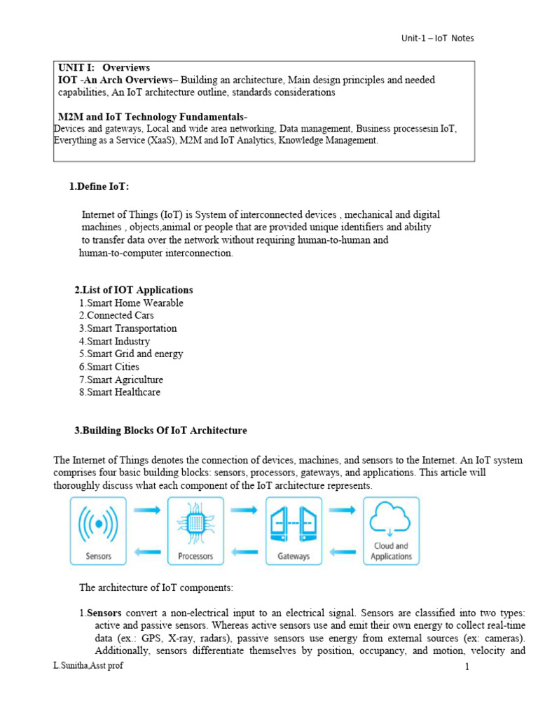 IoT Architecture and Design Principles | PDF | Internet Of Things ...
