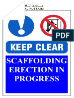 SCAFFOLD Erection
