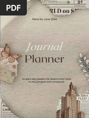 Paper Journal Planner 