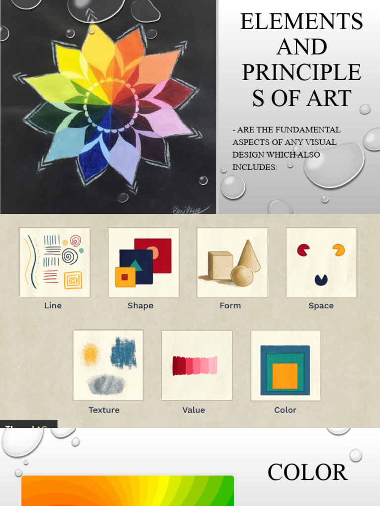 Elements of Art: Color, Shape, Texture | PDF | Shape | Color
