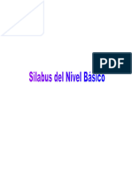 Silabus Nivel Básico