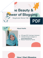 The Beauty & Power of Blogging by Hanifa