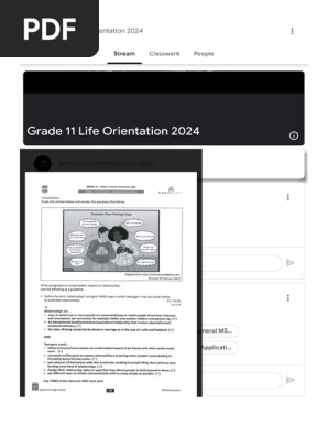 Grade 11 Life Orientation 2024