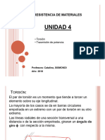 Unidad 4 - Resistencia de Materiales