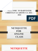 Netiquette For Online Class