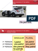 Police Lessons Grammar 2 Present Simple