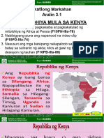 Ikatl Mitolohiya Mula Sa Kenya: Ong Markahan Aralin 3.1