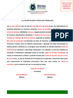 Modelo de Formulario - Pad Ordinario