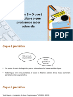 Capítulo 3 O Que É Gramática e o Que Precisamos Saber Sobre Ela - Comunicação e Linguagem