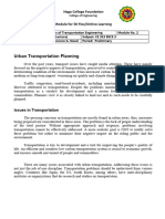 4 Module No. 2 - Urban Transportation Planning