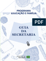 Programa Educação E Família: Guia DA Secretaria