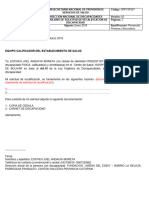 Formulario de Solicitud de Recalificación de Discapacidad