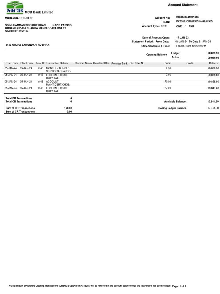 11555 | PDF | Debits And Credits | Financial Services