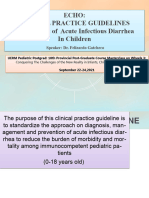 CPG On Acute Infectious Diarrhea 2021