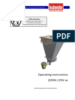 ATEX - (DDW-) DSV XX - Operating Instructions (Rev.1.0.1 - June 2016)