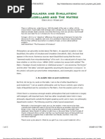 Download 19128672 Simulacra and Simulation Baudrillard and the Matrix by Joseph Matheny SN70923093 doc pdf