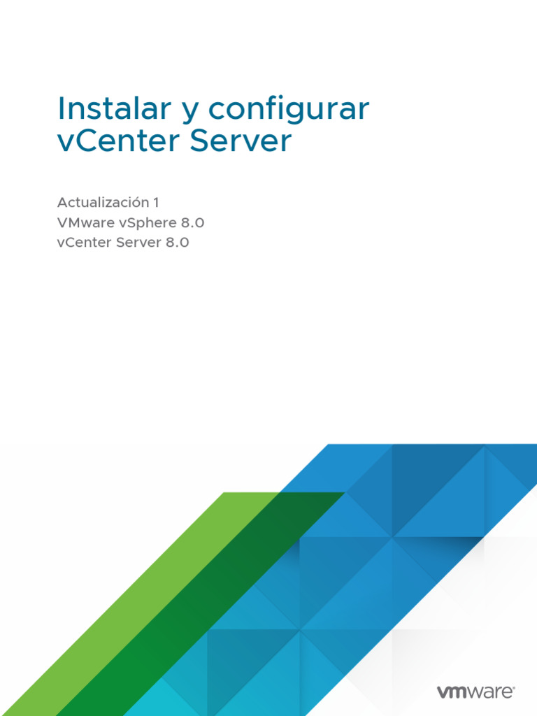 Vsphere Vcenter 801 Installation Guide | PDF | sistema de nombres de ...