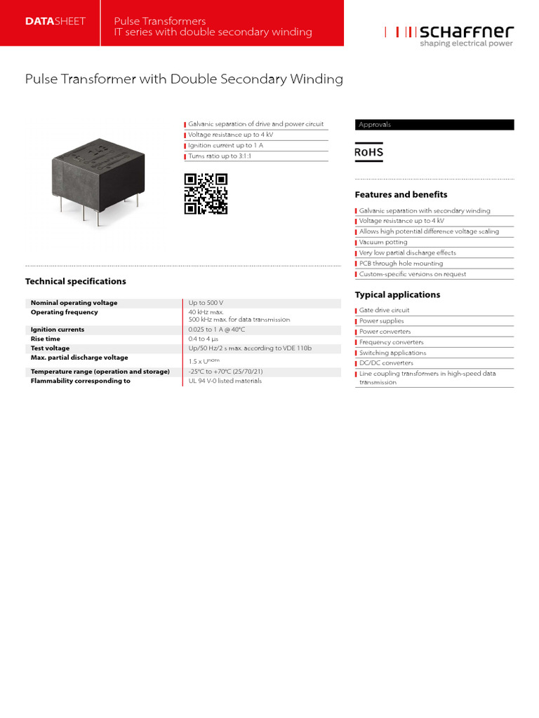 Pulse Transformers for Engineers | PDF
