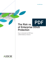 Whitepaper Risk Vs Cost Enterprise DDOS Protection