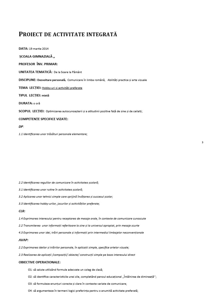 DP Proiect | PDF