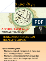 2 Xi Q.S Yunus Ayat 40 - 41 01