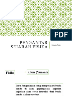 Pengantar Sejarah Dan Sumbangan Yunani Terhadap Fisika