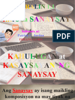 Aralin 1.1 Intro Sa Sanaysay
