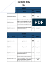 Calendario Oficial 2024