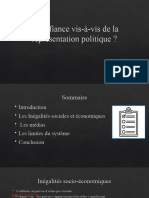 La Défiance Vis-À-Vis de La Représentation Politique