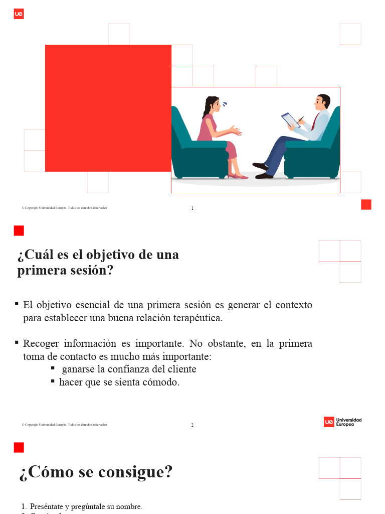 Toma de Contacto - Entrevista Inicial & Adherencia Terapéutica | PDF ...