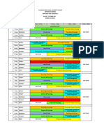 Timetable July 21 Sem 1