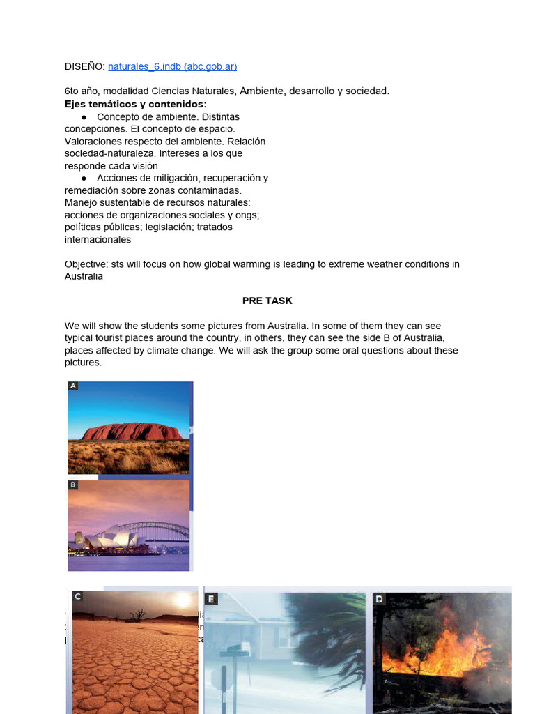CLIL TASK - Teaching Practice | PDF | Extreme Weather | Tropical Cyclones