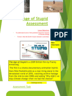 Age of Stupid Assessment