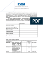 Pauta de Autoevaluación Taller de Pre Práctica Trabajo Social