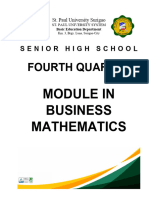 Module Business Mathematics 4th Quarter
