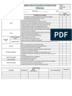 Inspección de Equipos de Protección Personal