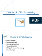 Ch5 CPU Scheduling