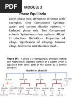 Phase Equilibria