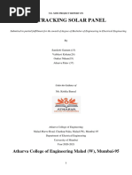 Sun Tracking Solar Panel Report