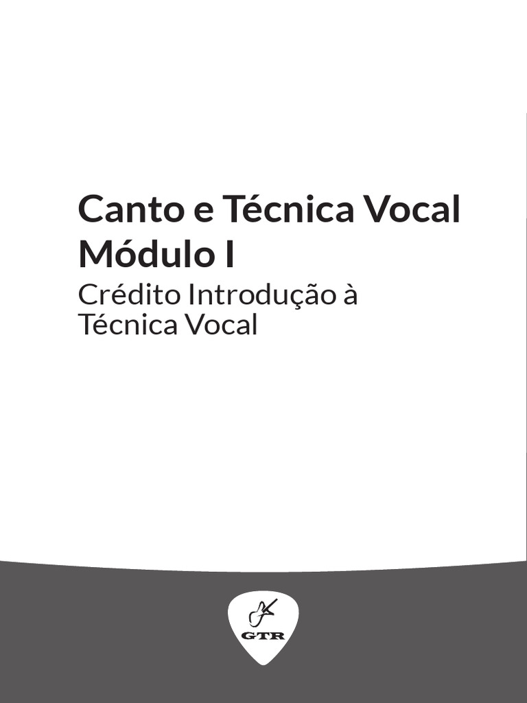 Princípios da Técnica Vocal | PDF | Canto | Laringe
