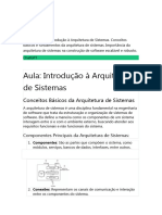 Aula Arquitetura de Sistemas 21-02-24